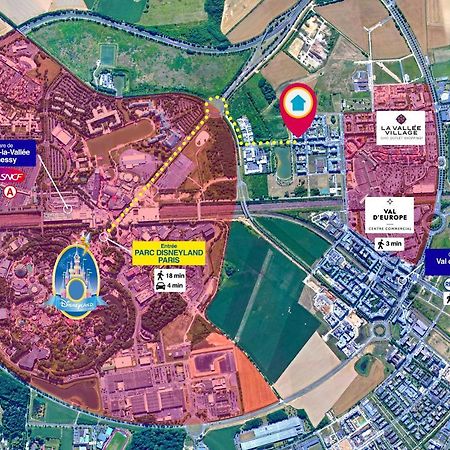 Disneyland-Paris, Studio 2 Pers, Wifi Serris Exterior foto